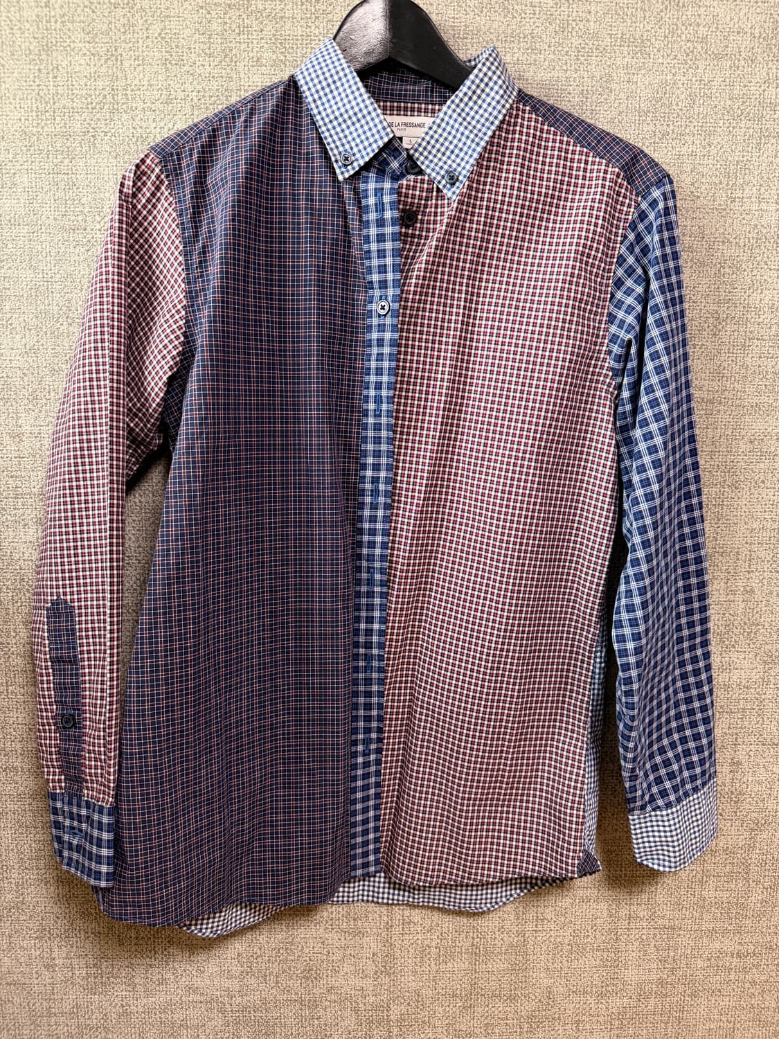 유니클로 x 이네스 드라 프레상쥬 체크 셔츠 상품이미지3