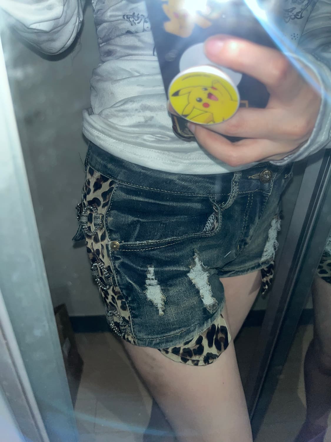 갸루펑크 레오파드 코디세트 상품이미지2