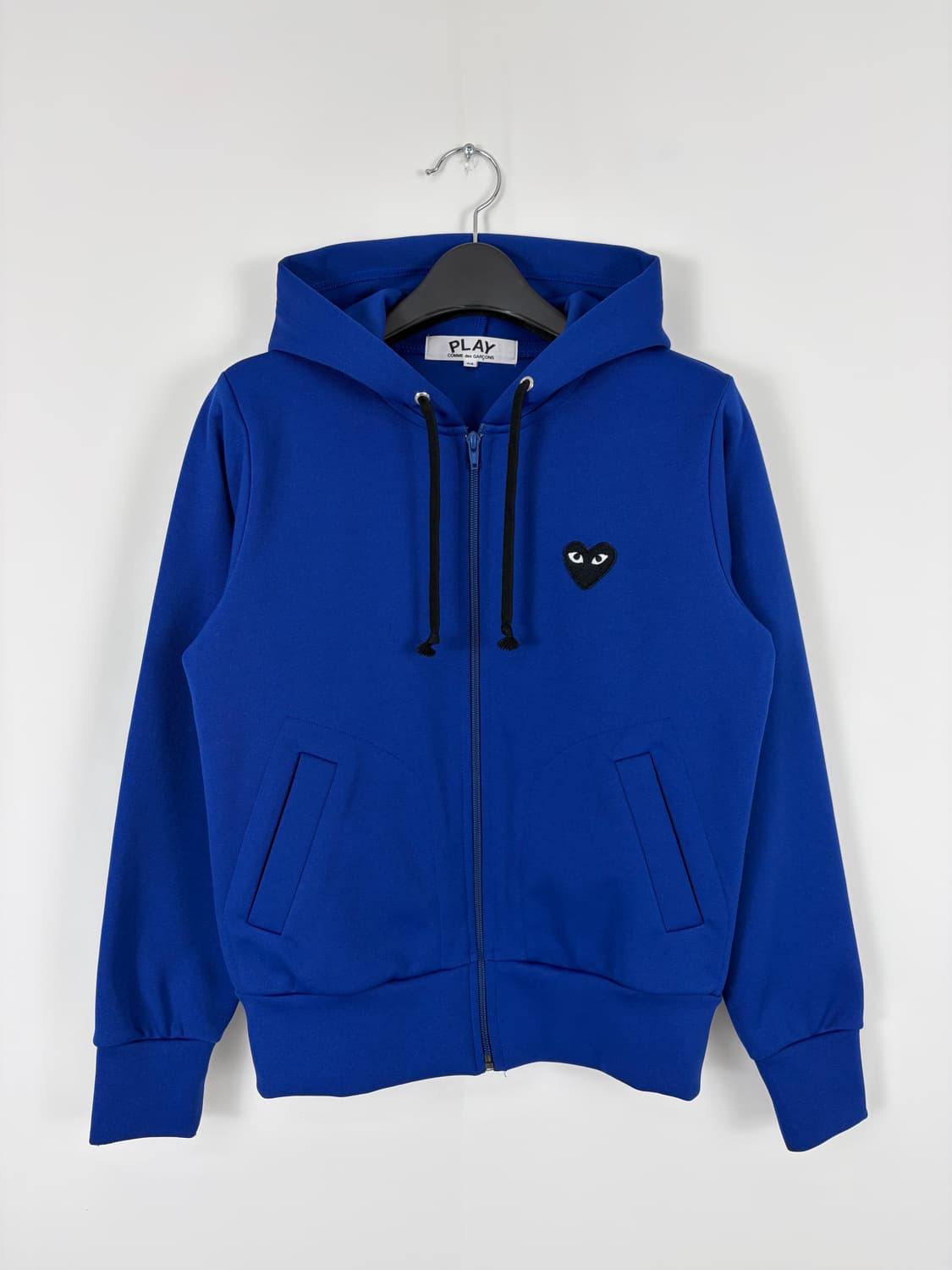 a37) 꼼데가르송 플레이 하트 엠블럼 후드 집업 상품이미지1