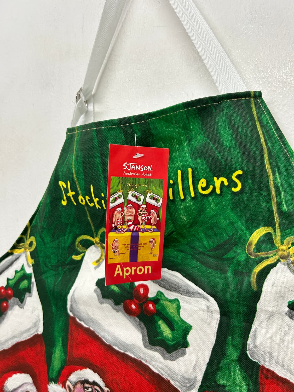 S. Janson 크리스마스 아트 에이프런 상품이미지3