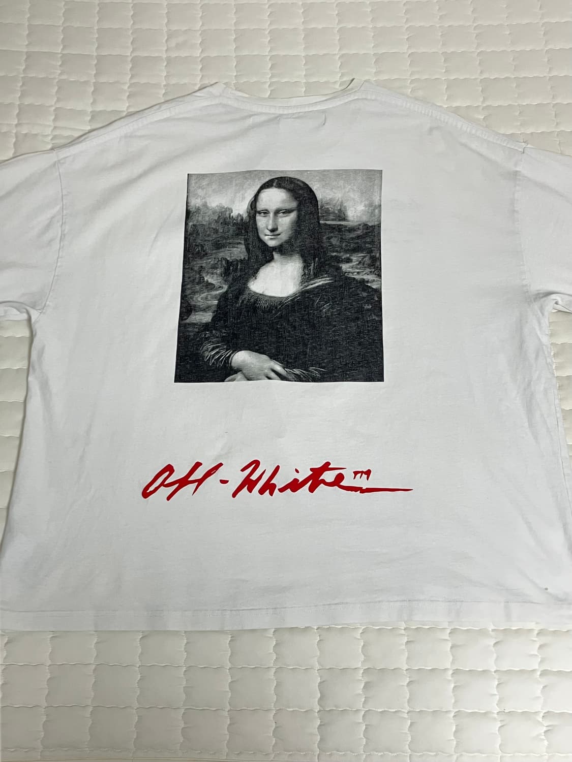 오프화이트 모나리자 반팔티셔츠 XS 상품이미지3