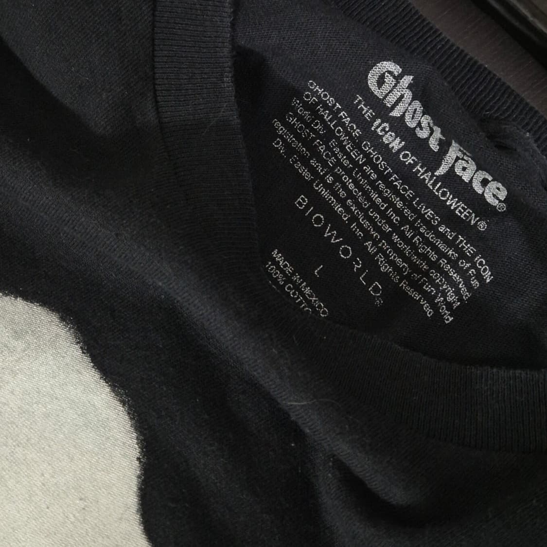 고스트페이스 그래픽 티셔츠 L사이즈 상품이미지2