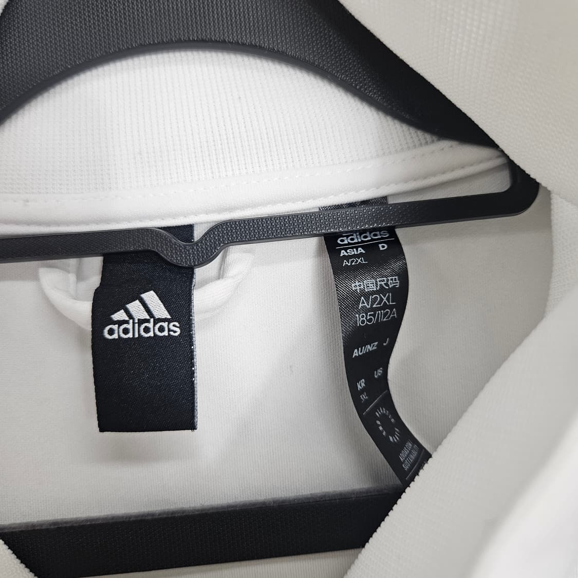 아디다스 삼선 화이트 져지 3XL 상품이미지5