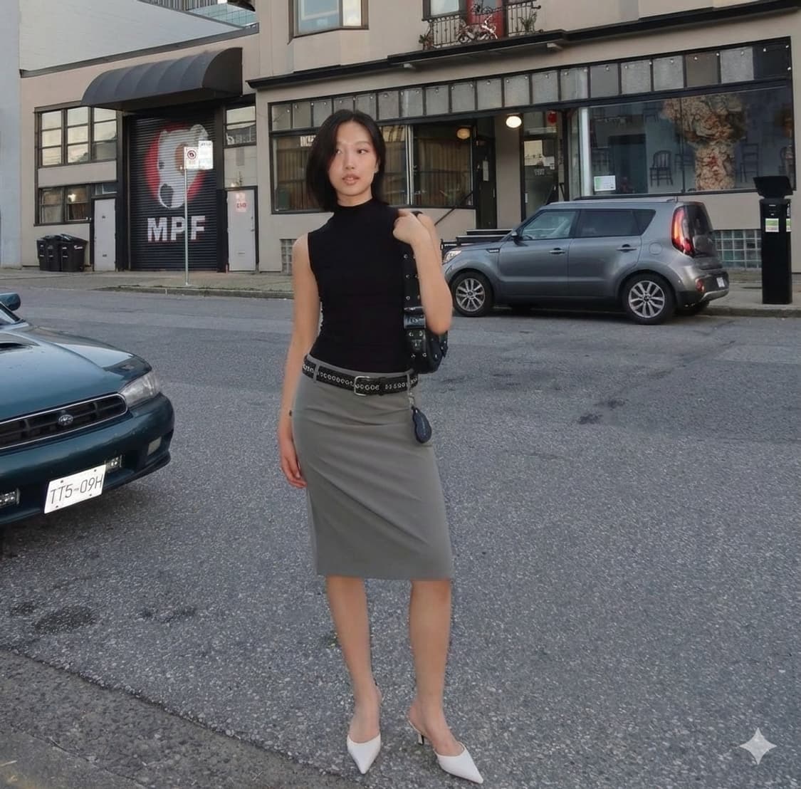 [새제품/풀세트] 알라이아 소가죽 펀칭 벨트 75 (정가 165만) 🖤 상품이미지4