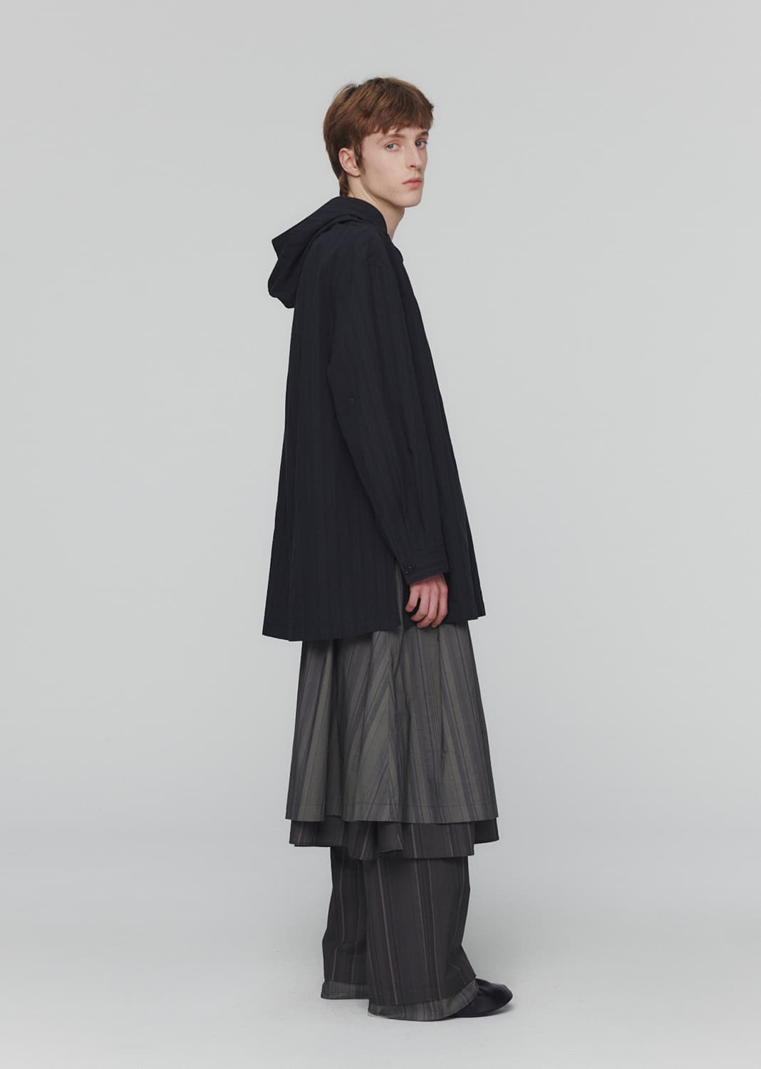아모멘토 SHIRRING HOODED SHIRTS 후드 셔츠 상품이미지5