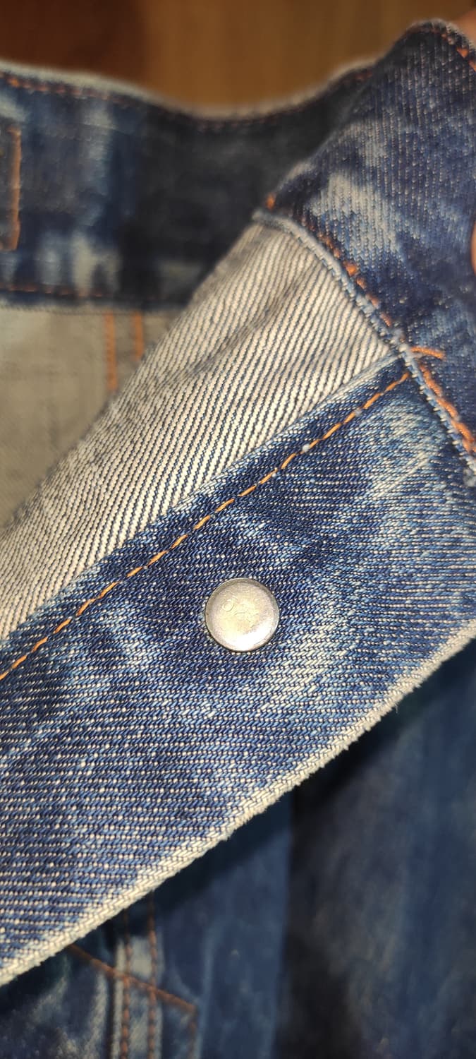 70s 리바이스 데님 자켓 빅E 매우작은사이즈 상품이미지8