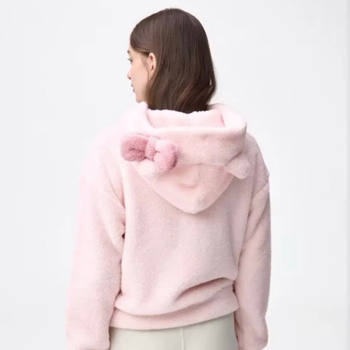 Gu 산리오 헬로키티 후드 후리스 잠옷 L 상품이미지2