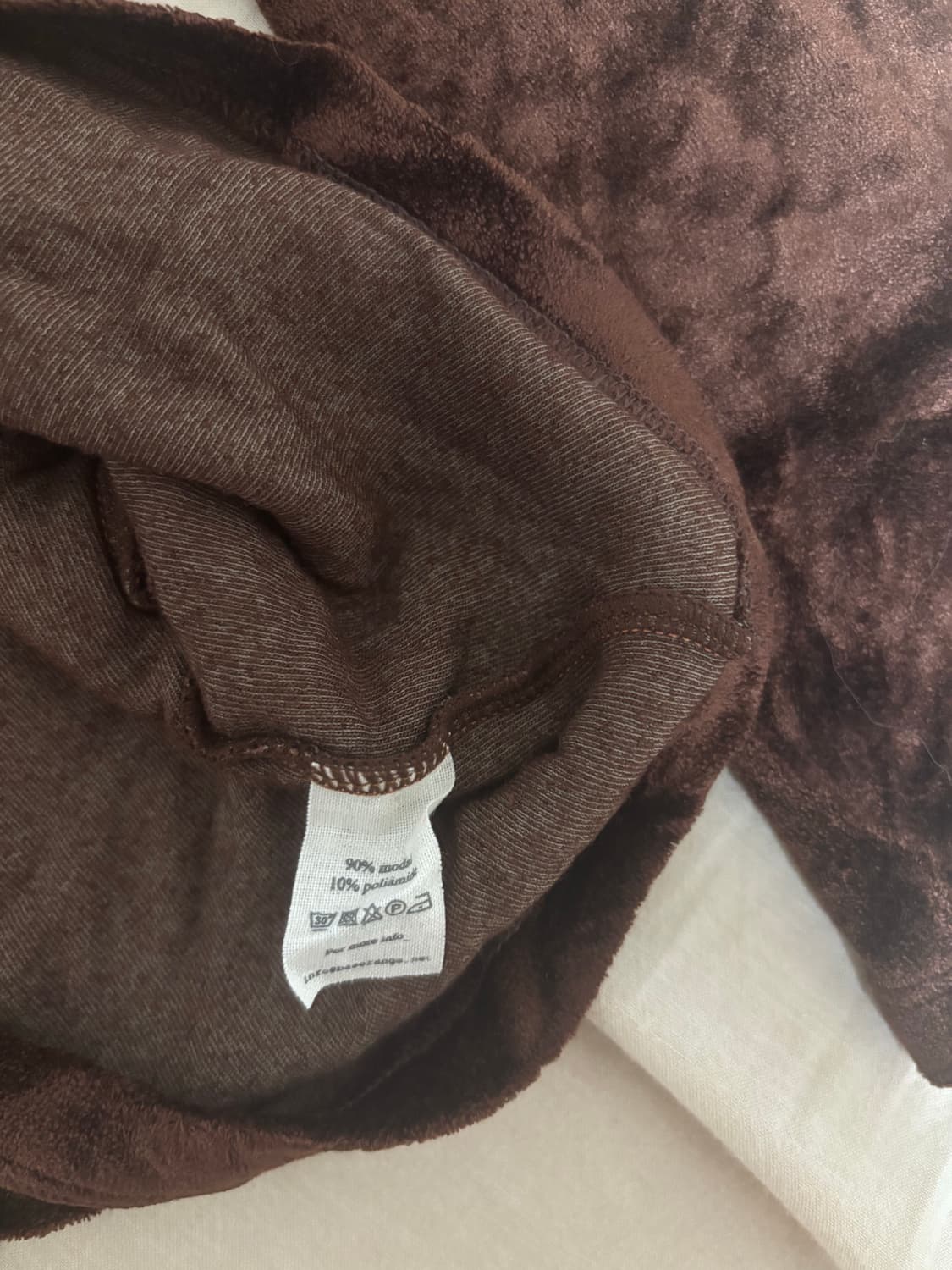 baserange 베이스레인지 벨벳 목티 상품이미지3