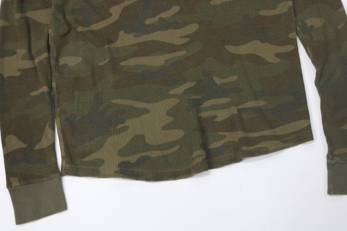 GAP 갭 빈티지 올리브 카모플라쥬 와플 긴팔 티셔츠 (S) 상품이미지4