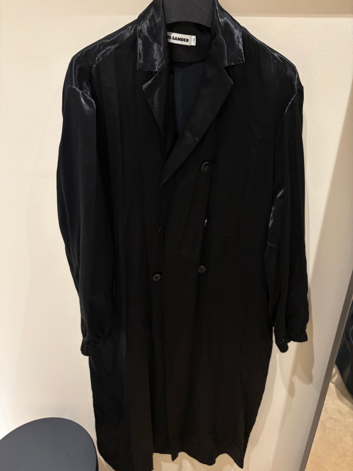 [32/100] Jil Sander 질샌더 로고 로브 코트 상품이미지2