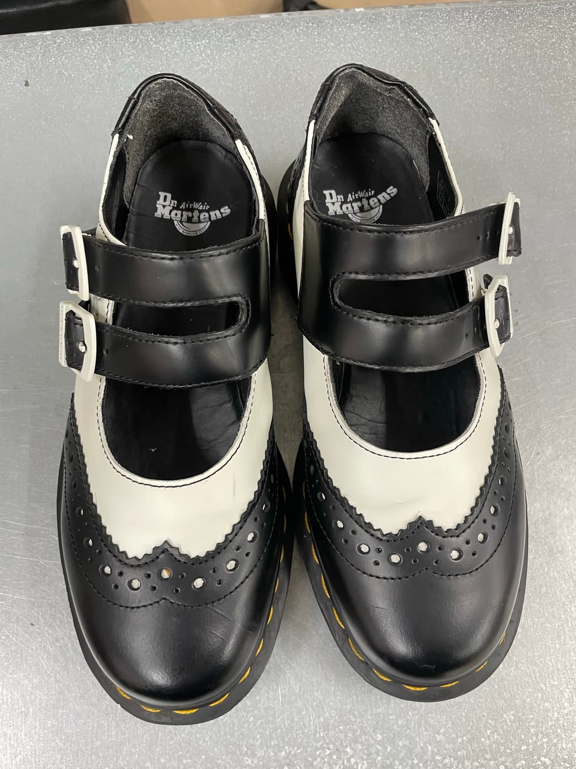닥터마틴 아데나 2 블랙 앤 화이트 UK4 상품이미지5