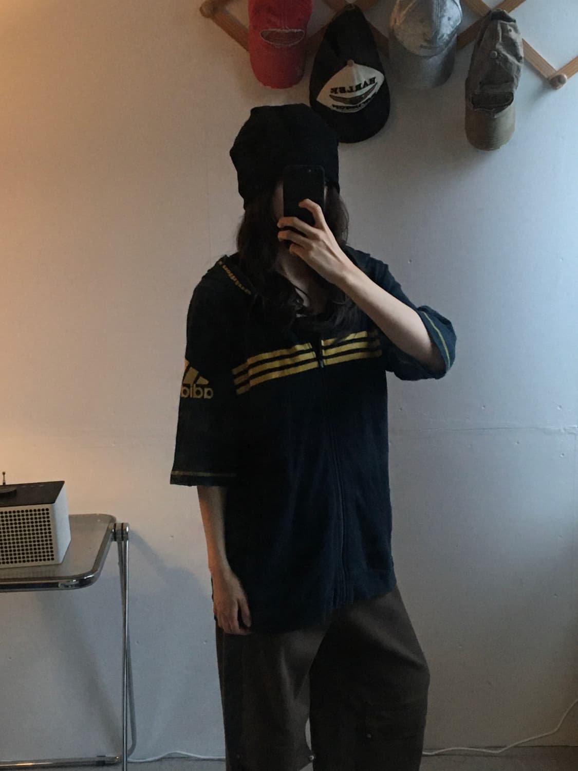 아디다스 삼선 하프 후드집업 상품이미지2