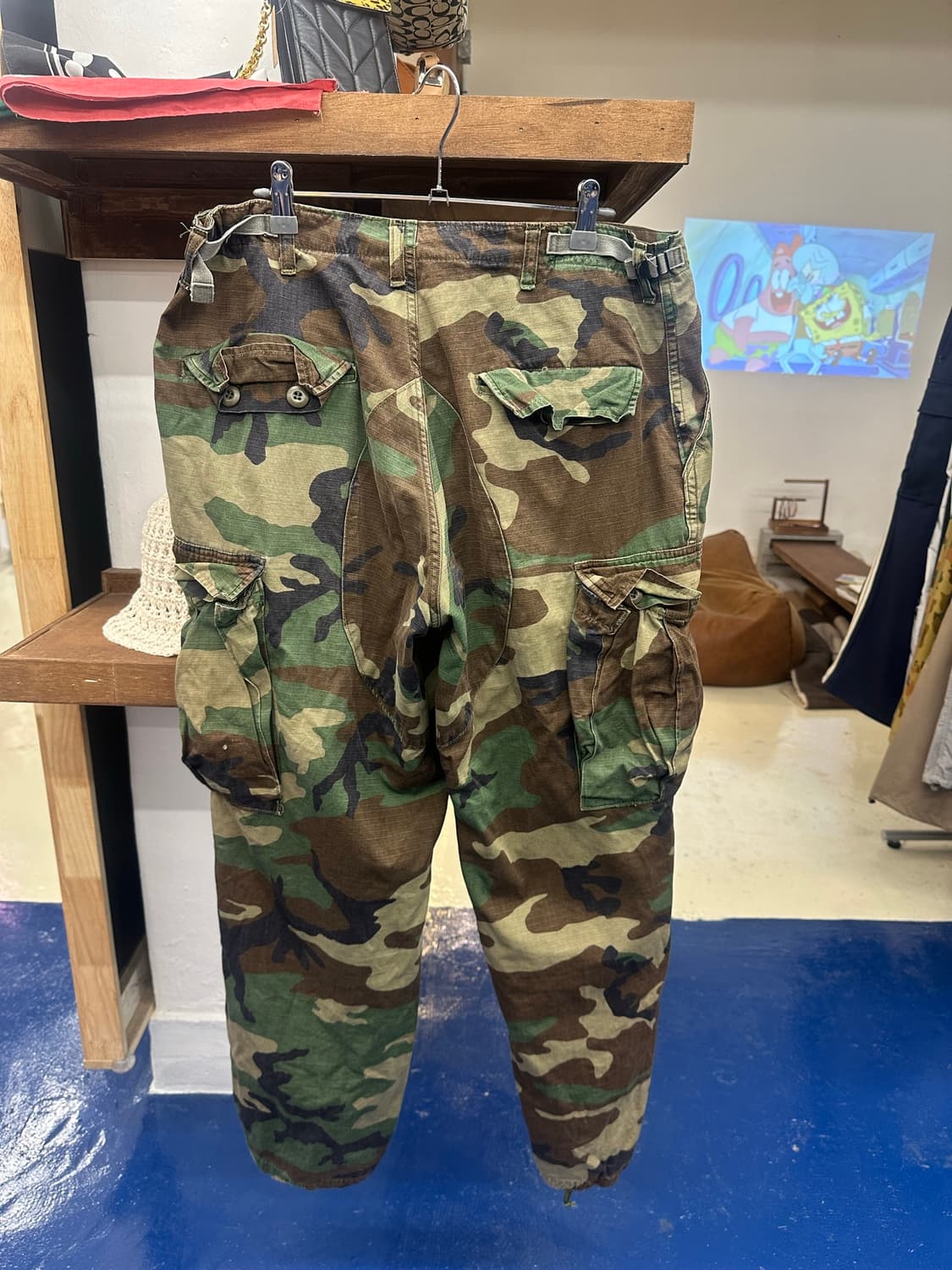 1990s military 우드랜드 카모 카고 팬츠 상품이미지8