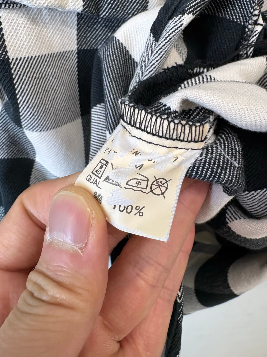 네이버후드 00s 빈티지 깅엄체크 반팔 셔츠 상품이미지9