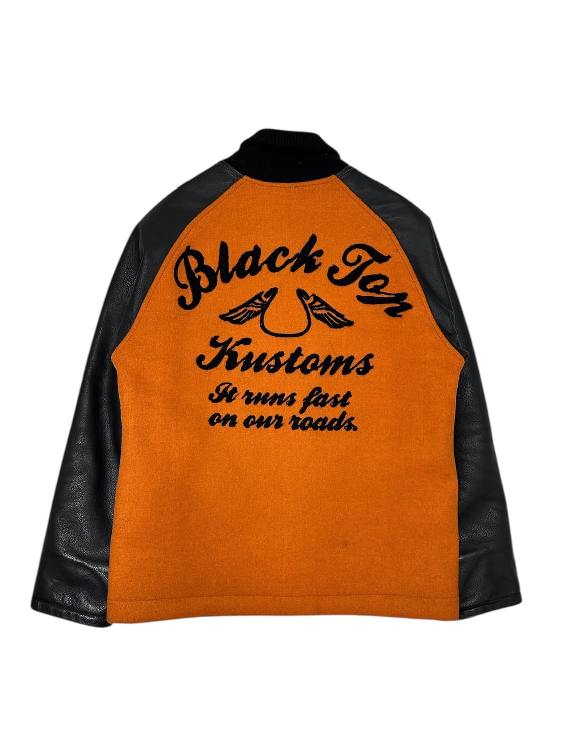 Russell Blacktop Varsity Jacket (Orange) 상품이미지6
