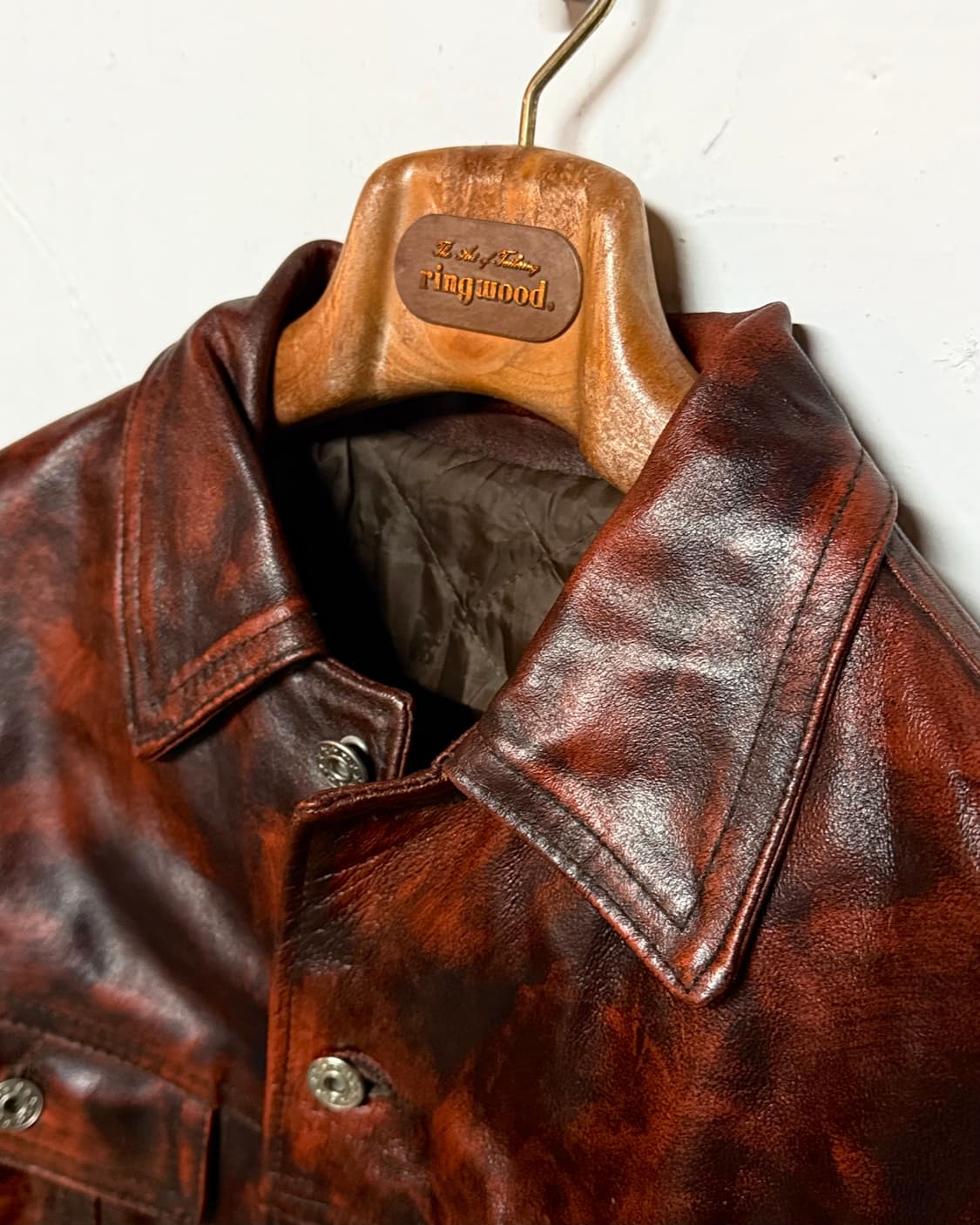 Seno Unico 레더 트러커 자켓 XL 상품이미지2