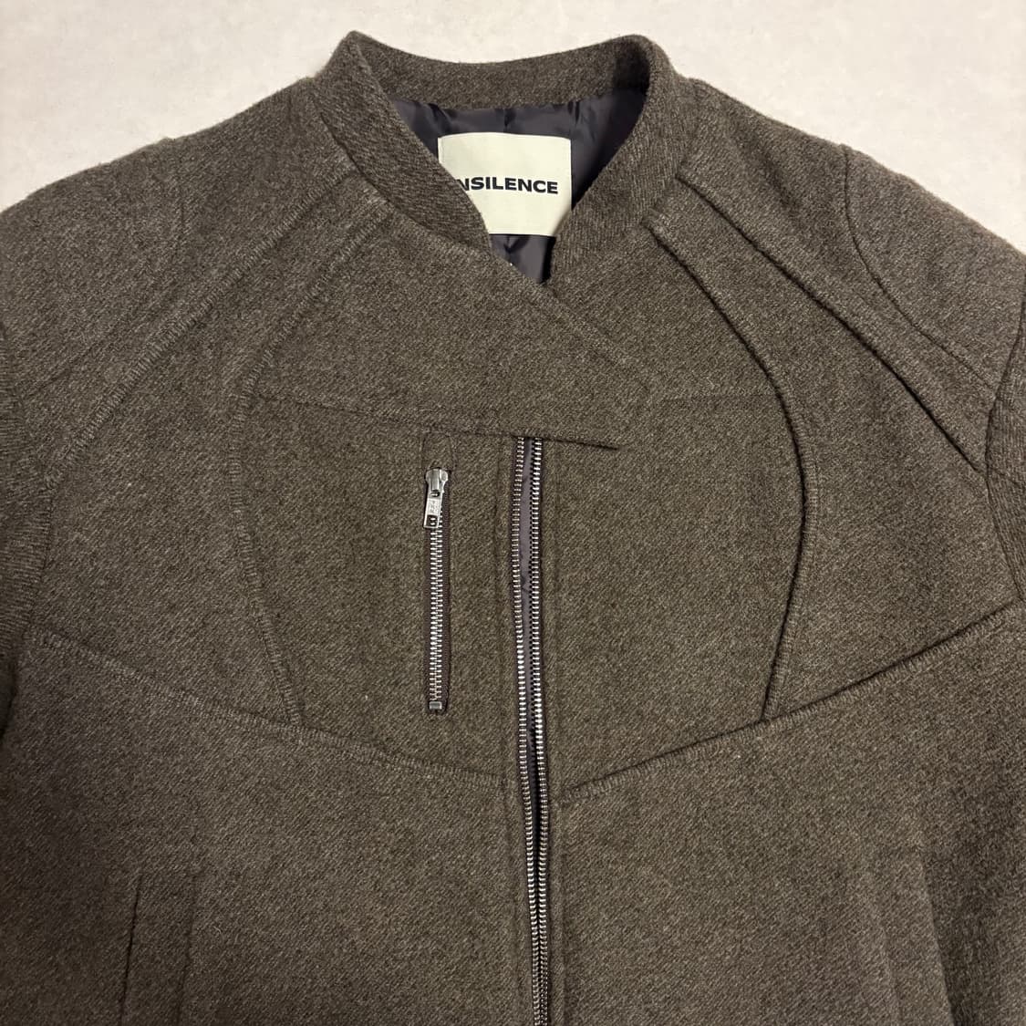 인사일런스 올리브 울자켓 상품이미지2