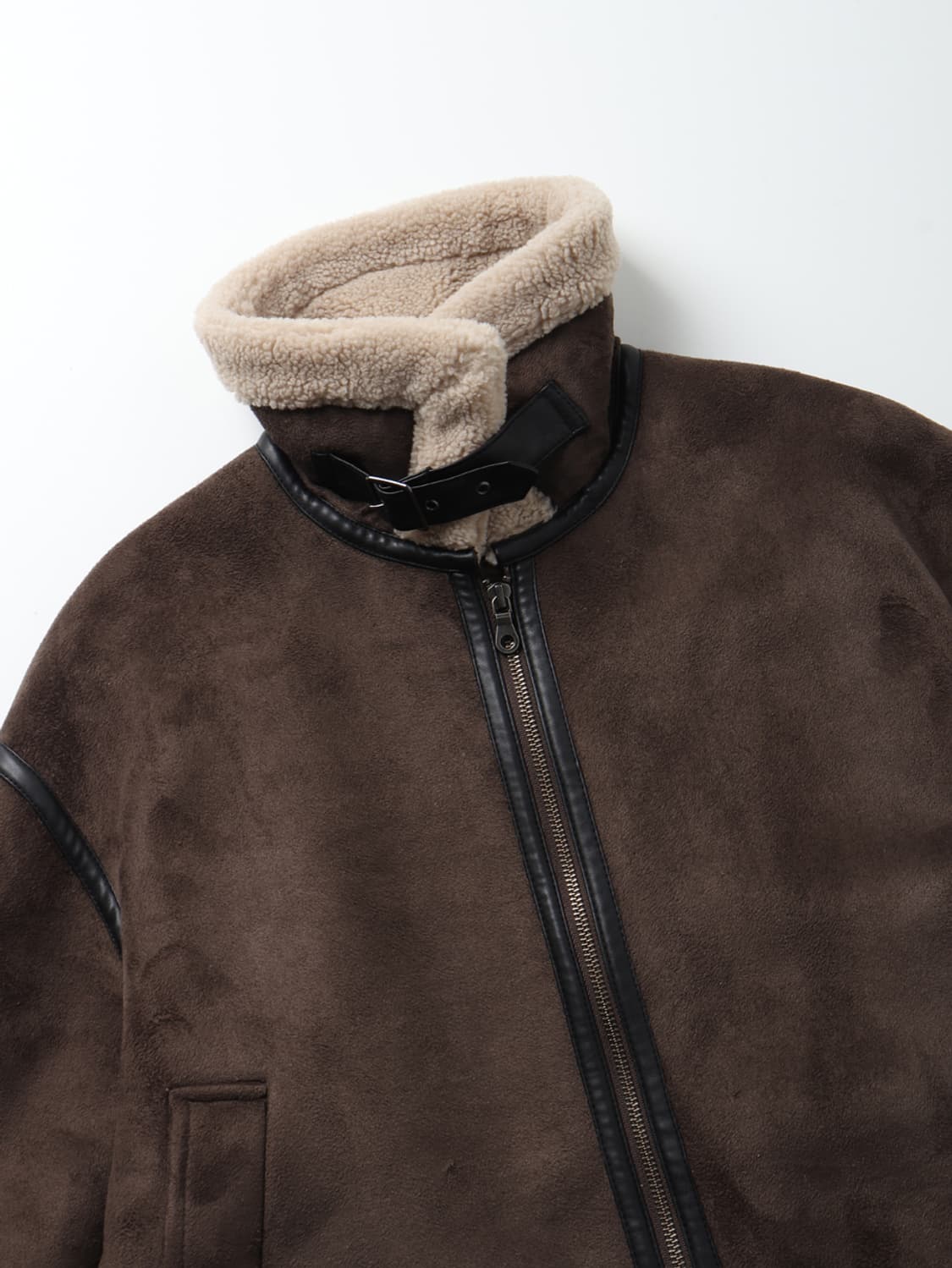 Ray BEAMS Fake Mouton Bomber Blouson 상품이미지6