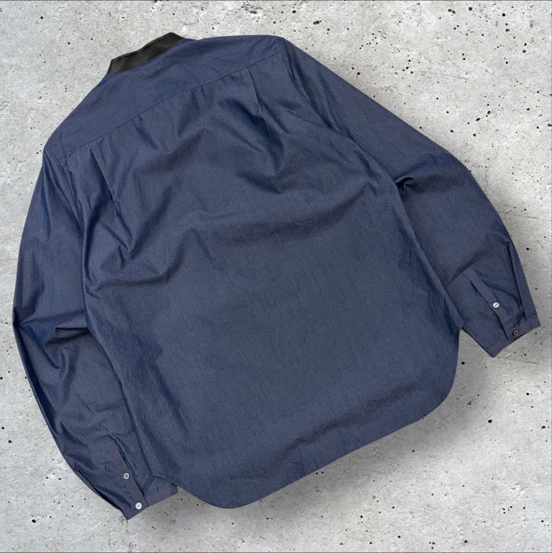 [44] 16ss 준지 데님 셔츠 차이나 양가죽 카라 D130 상품이미지2