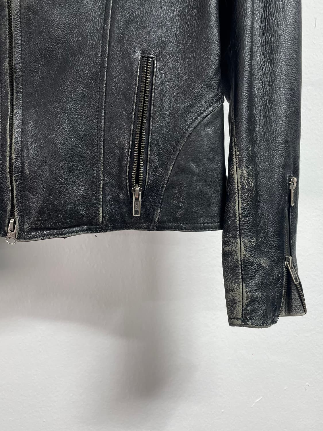  할리데이비슨 우먼스 로고 라이더 가죽자켓 (on.390)   상품이미지5