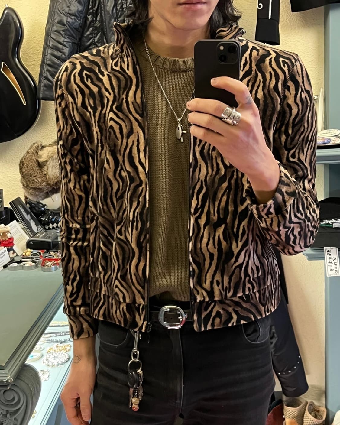 ZEBRA CROP JACKET 상품이미지4