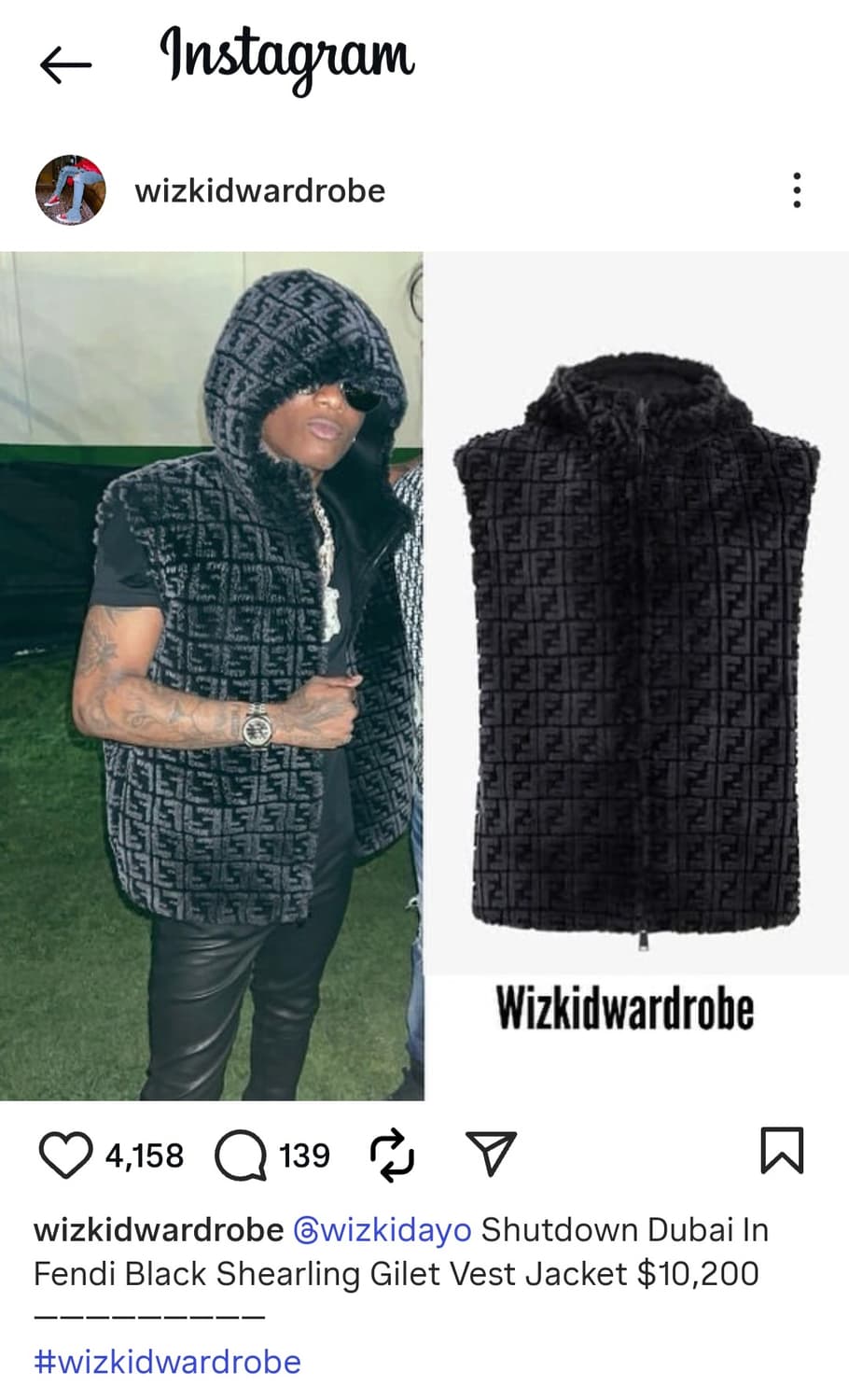 펜디 FF 모노그램 모피 양가죽 리버서블 양면 후드 조끼 52 상품이미지6