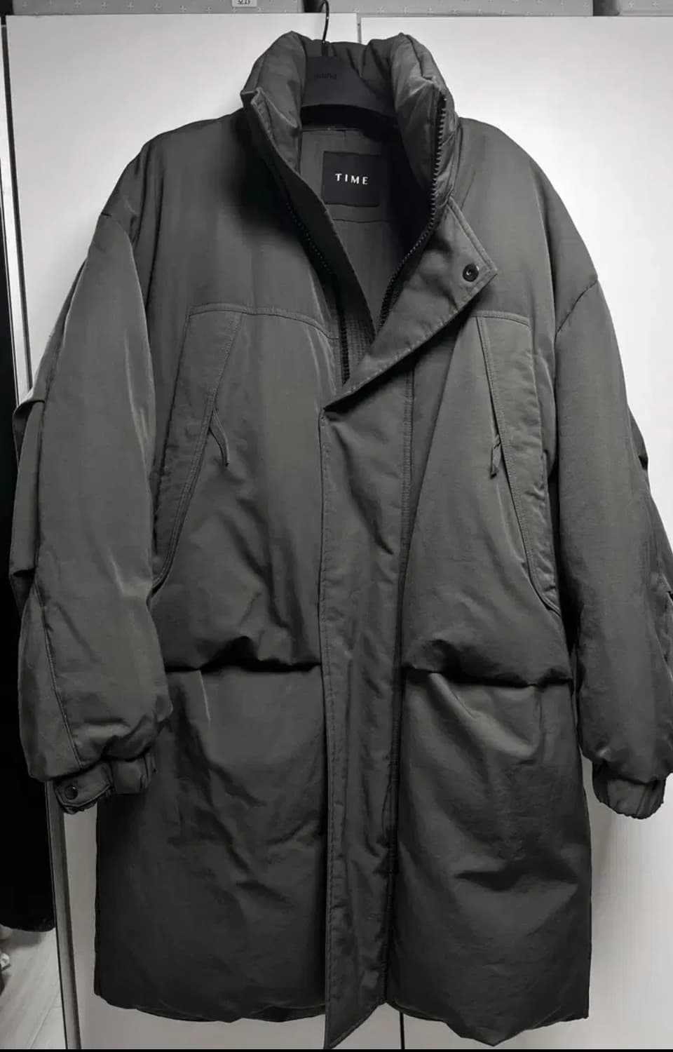 타임옴므 롱 구스다운 카키 105 상품이미지2