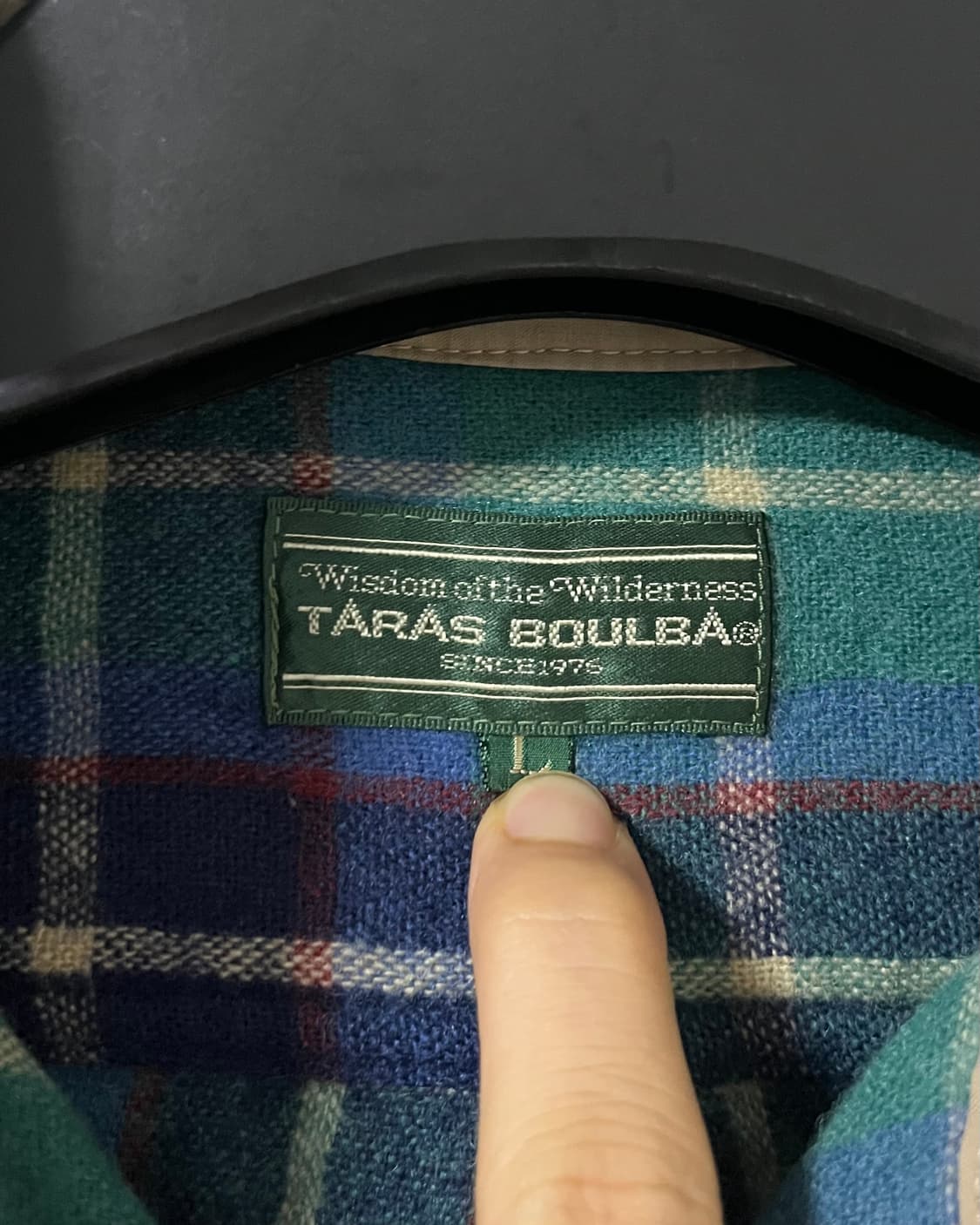 Taras Boulba 플란넬 체크 셔츠 상품이미지7