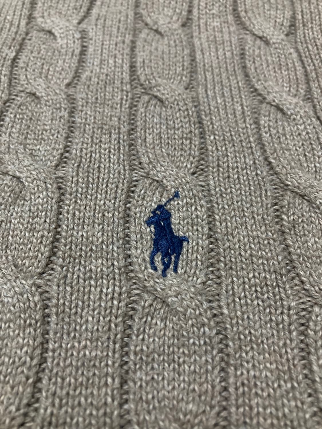 폴로 케이블 니트 105(XL) 판매 상품이미지4