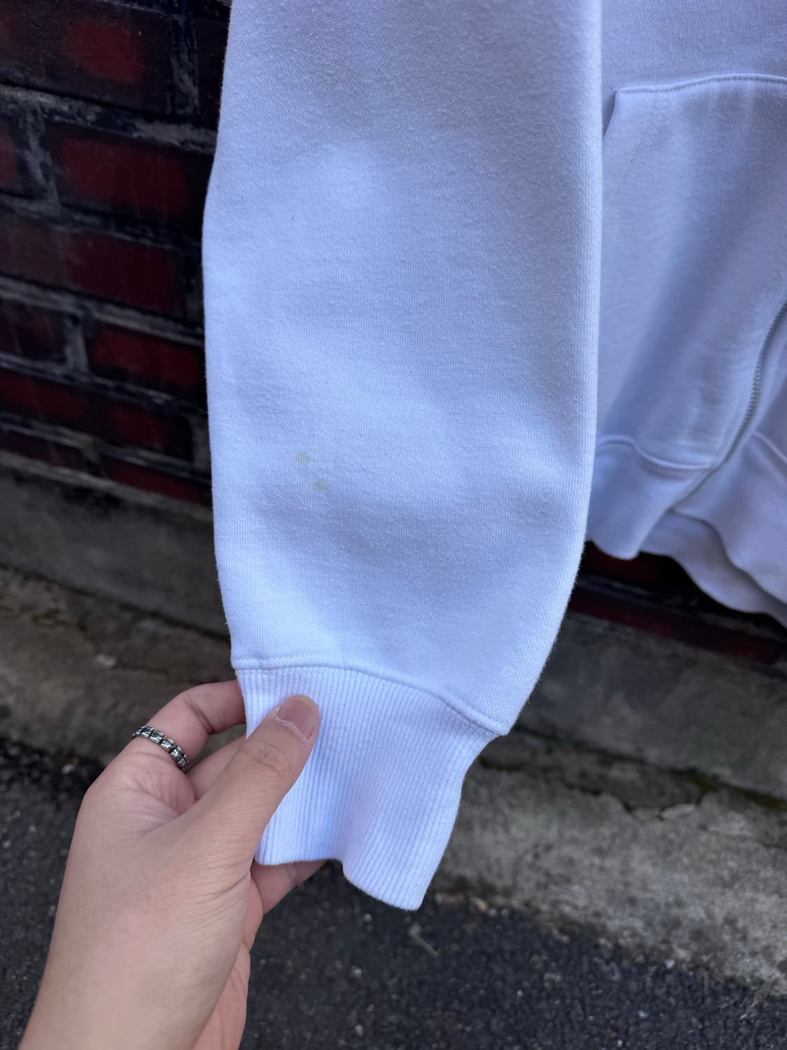 폴로랄프로렌 빅포니 화이트 후드집업 (2) 상품이미지4