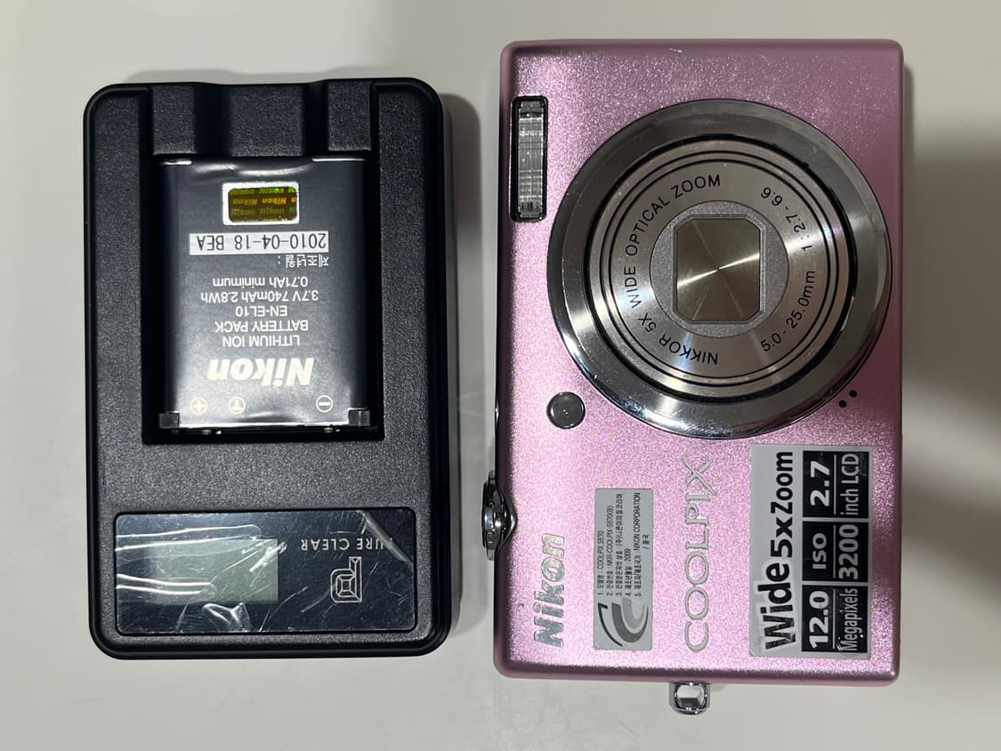 니콘 쿨픽스 s570 핑크 nikon coolpix s570 디지털카메라 상품이미지9