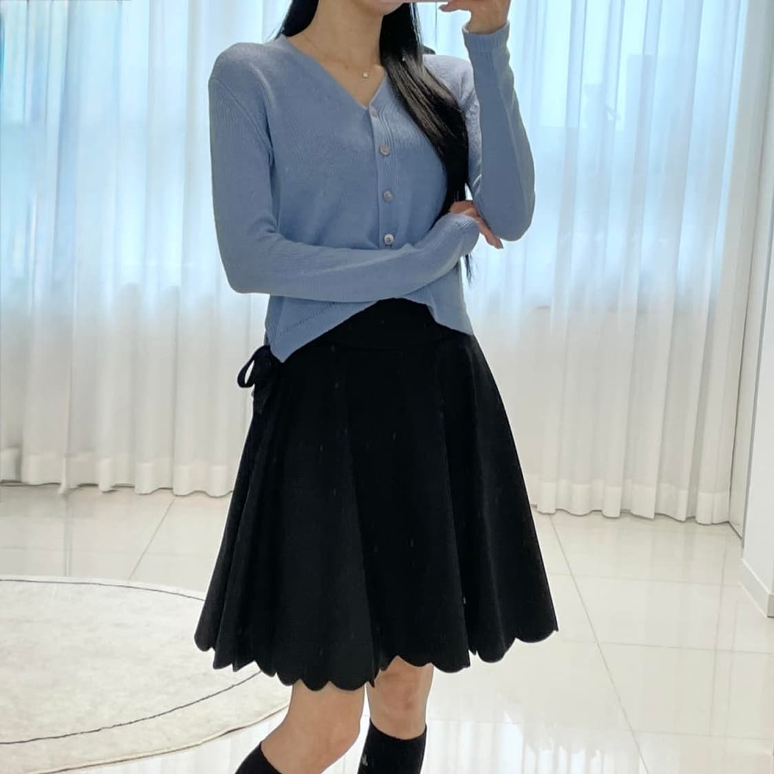 미우미우 미디 스커트 상품이미지6