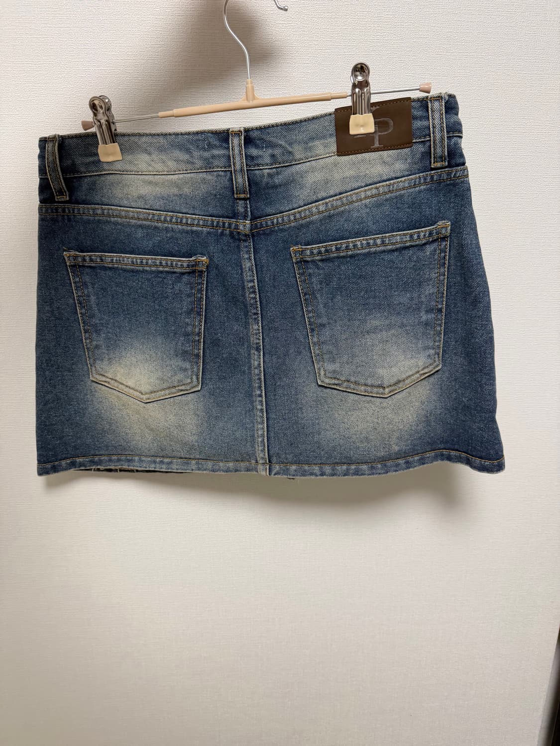 카키포인트 청스커트 상품이미지2