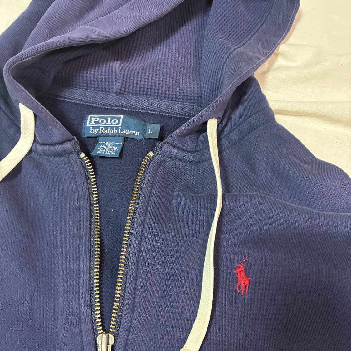 폴로 랄프로렌 네이비 후드집업 상품이미지3