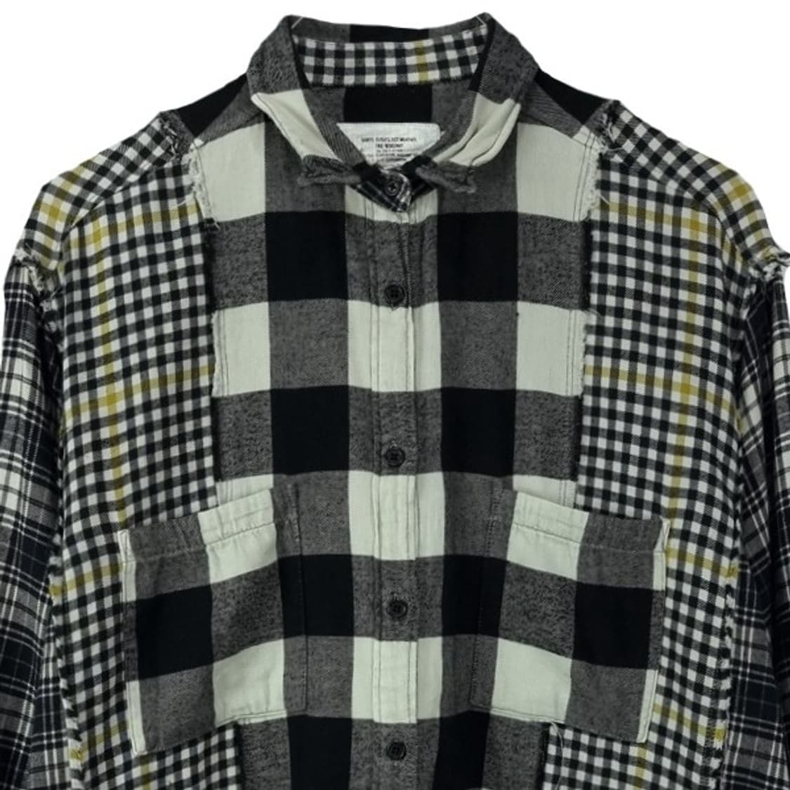 [니코앤드] 멀티 체크 믹스드 오버핏 셔츠 M19697 상품이미지4