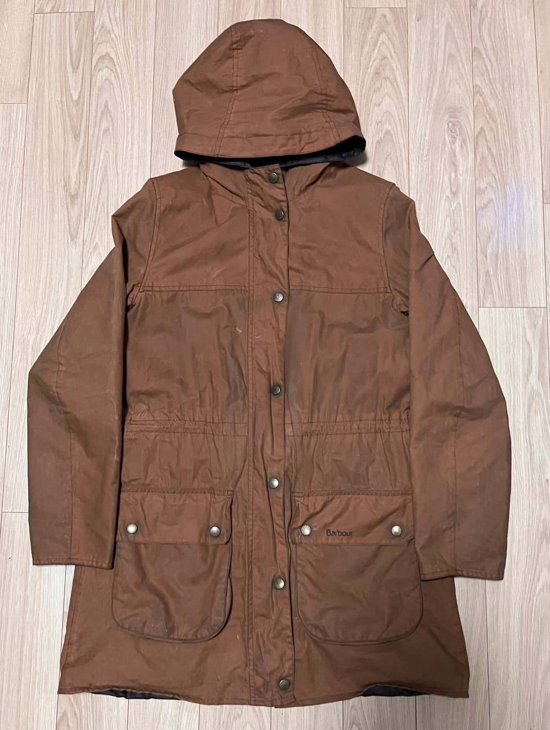 바버 Barbour 여성 왁스 자켓 UK10 브라운 상품이미지1