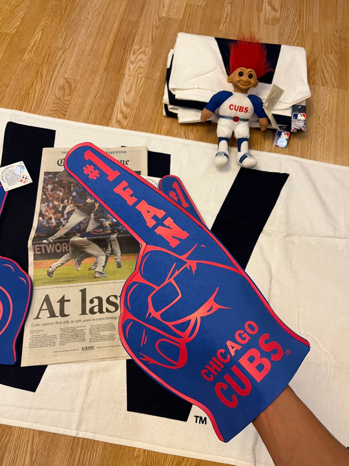 MLB 시카고 컵스 #1 Fan 핑거 응원 굿즈 상품이미지1