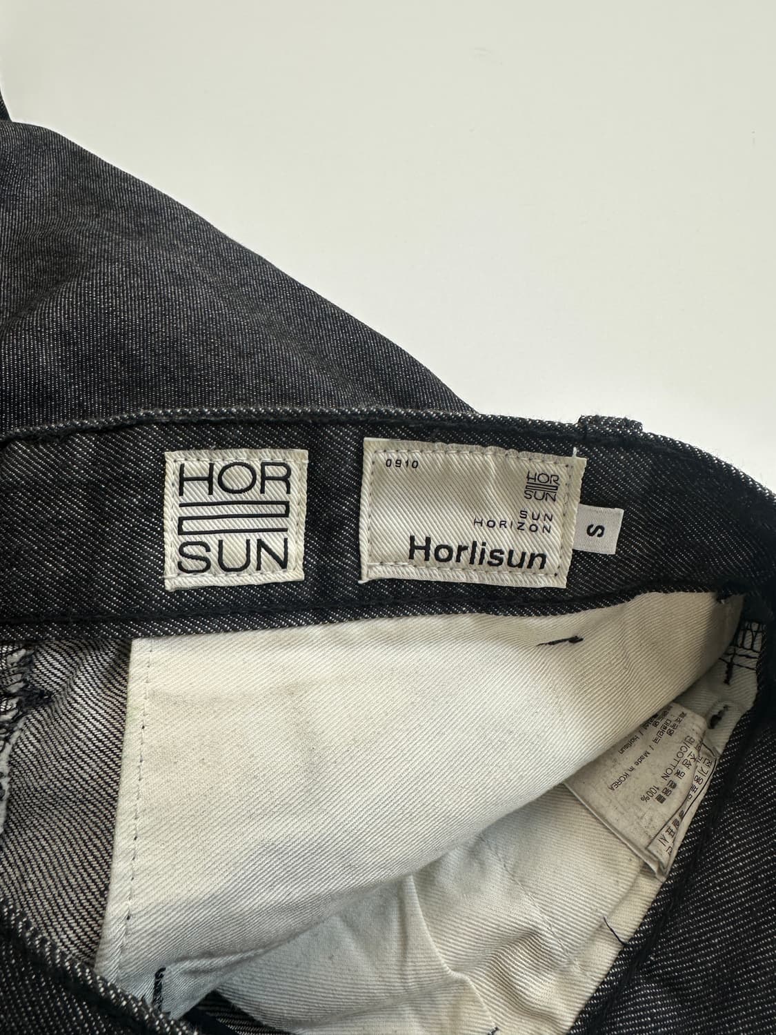 홀리선 핀턱 인디고 와이드루즈핏 데님 팬츠 s  상품이미지2