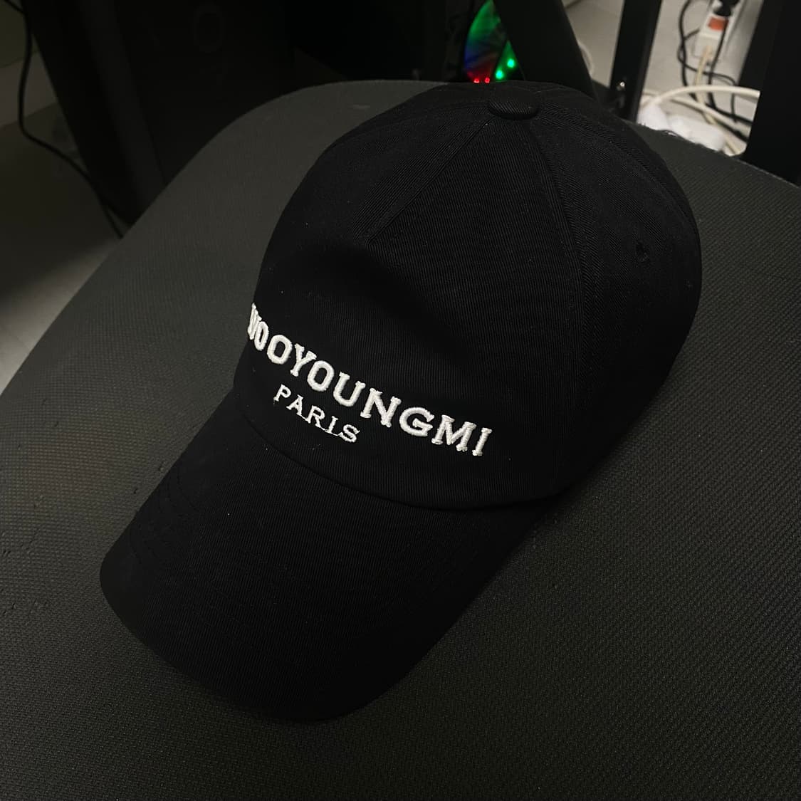 [정품] 우영미 파리 볼캡 모자 블랙 상품이미지1