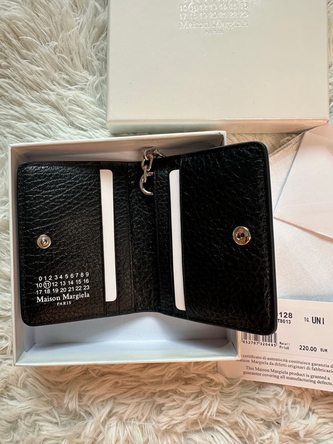 메종 마르지엘라 키링 카드지갑 블랙 상품이미지2