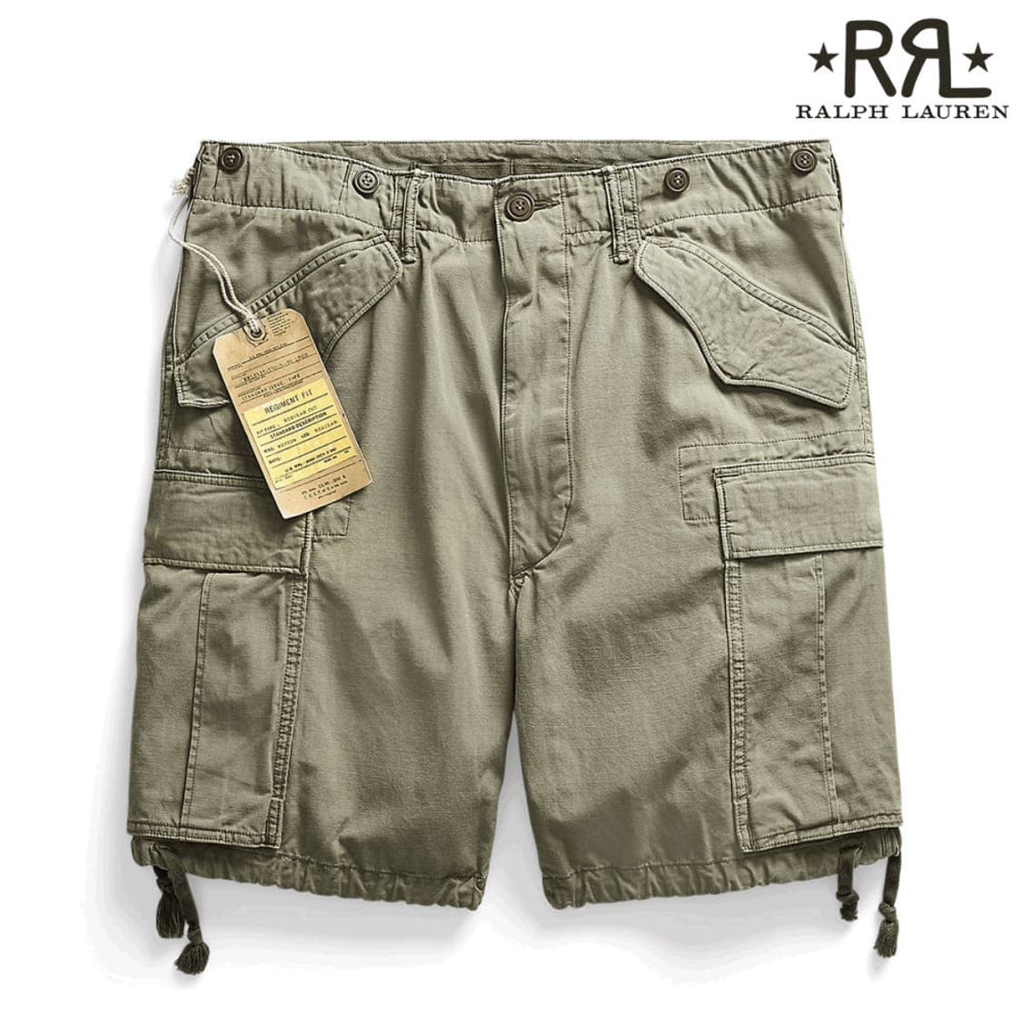 [36] RRL 더블알엘 립스탑 카고쇼츠 그린 판매합니다. 상품이미지1