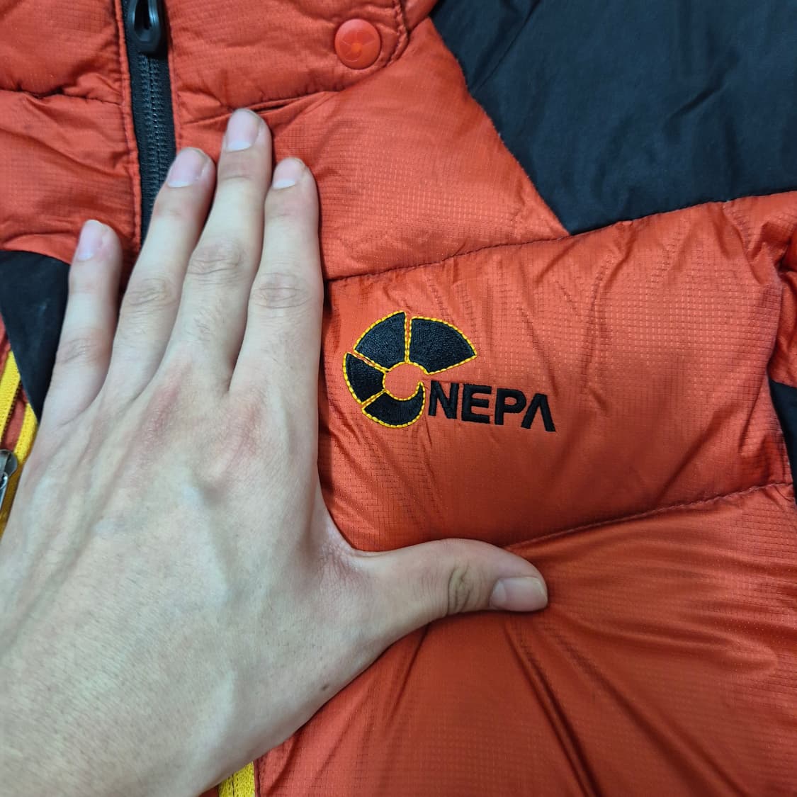 네파 사이드와펜 패딩 덕다운자켓 상품이미지5