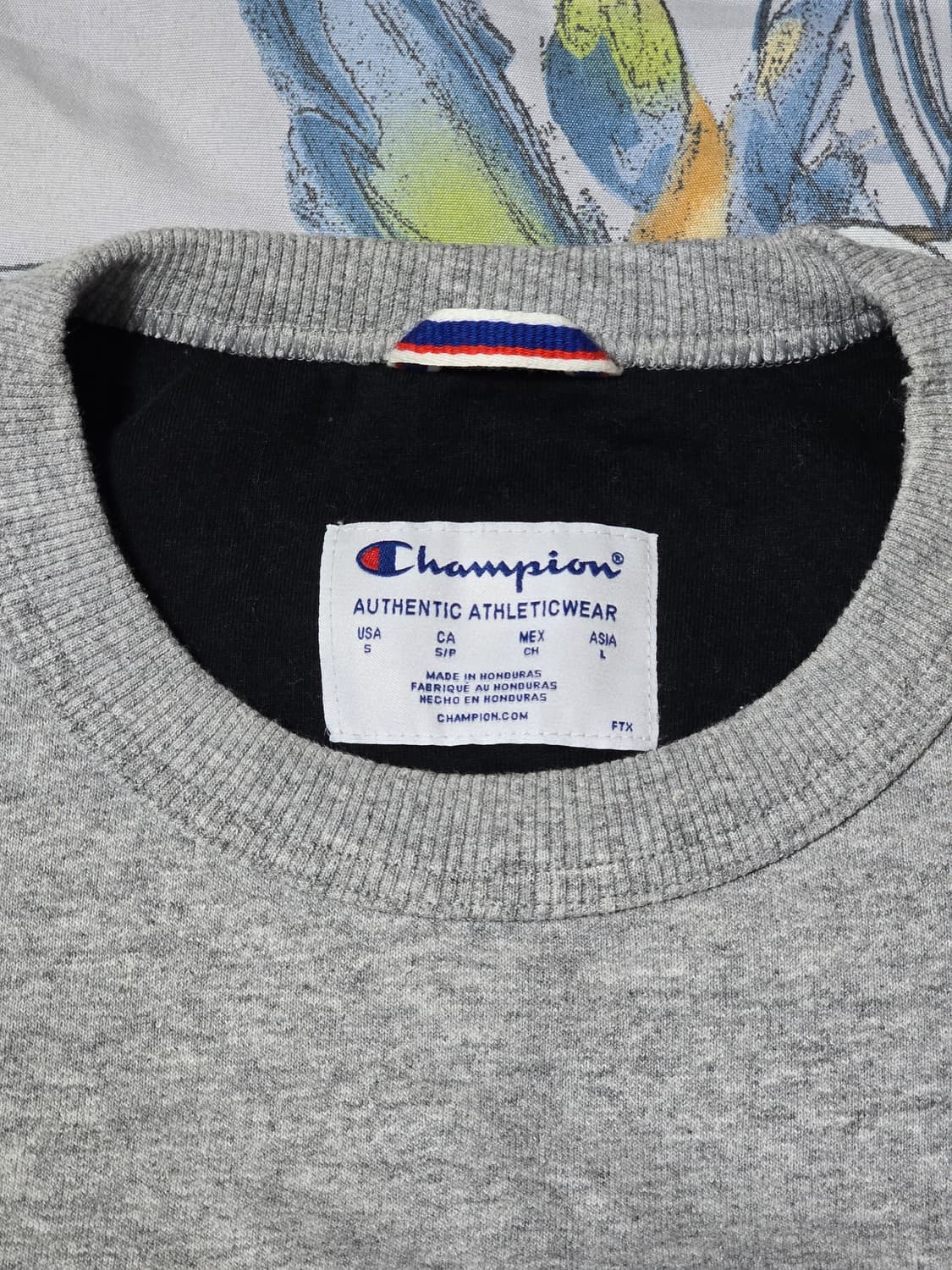 챔피온 맨투맨 L 회색 (남/여) 상품이미지3