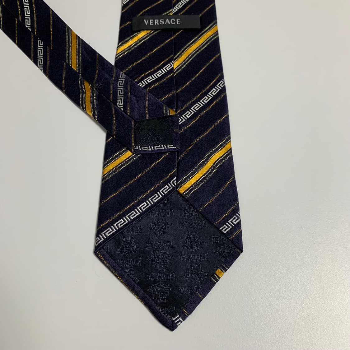 베르사체(VERSACE) 명품넥타이 스트라이프 신형라벨 A+ 최상급 상품이미지6