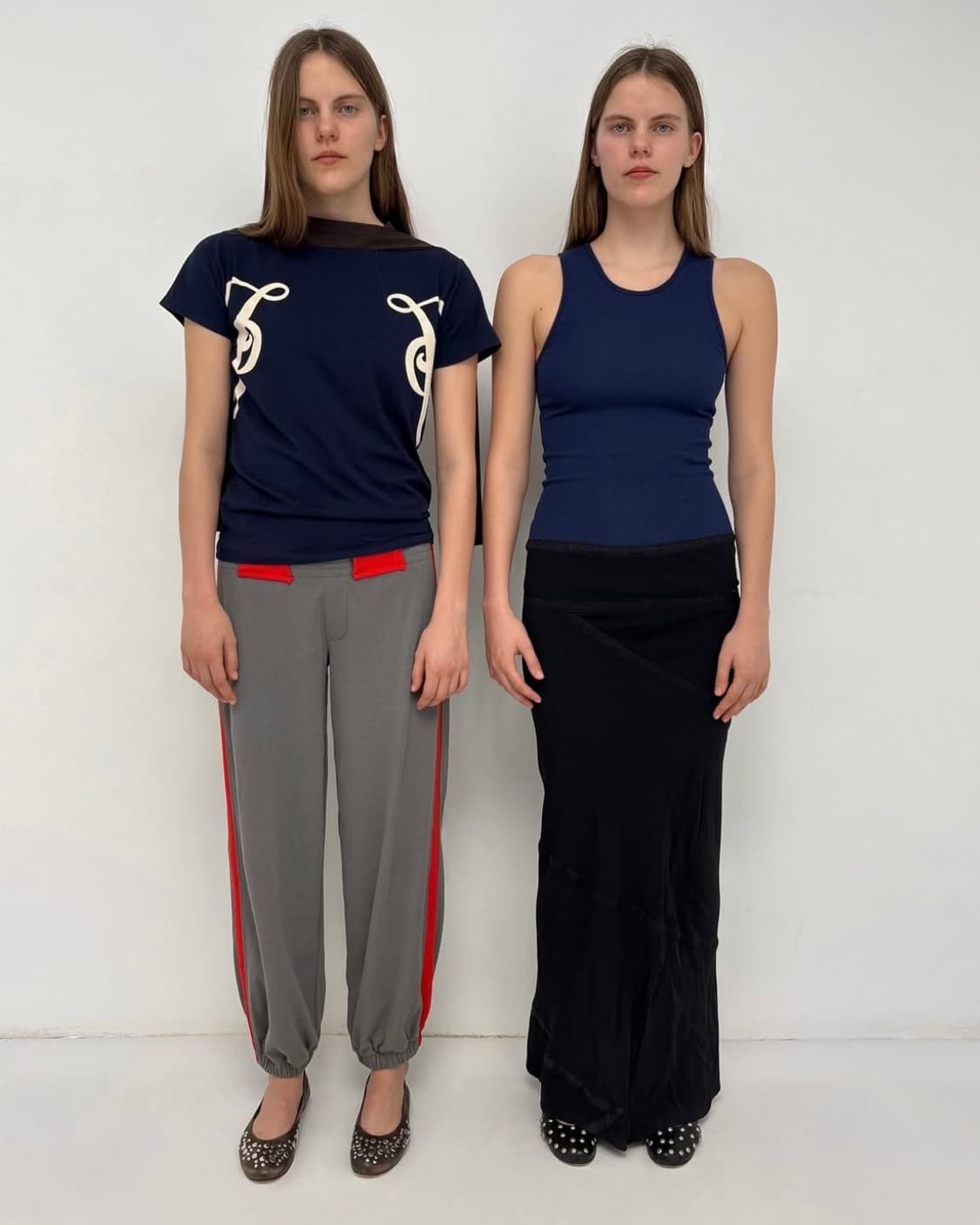 [S,M]기마구아스 Amelia 드레스/블루 블랙 상품이미지6