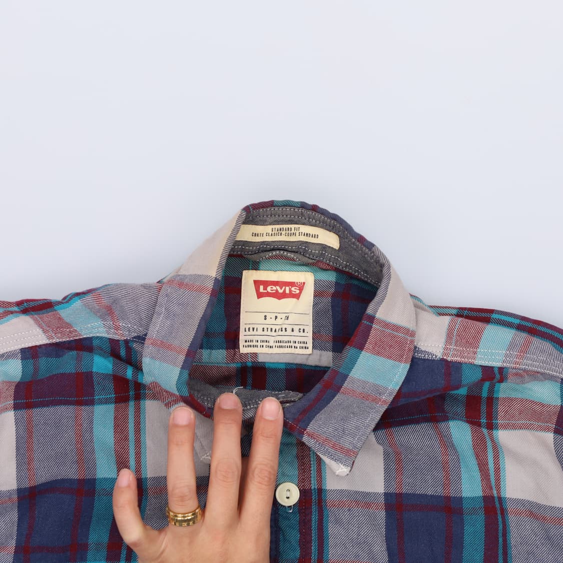 SP 리바이스 여성 체크 셔츠 0123H1 상품이미지3