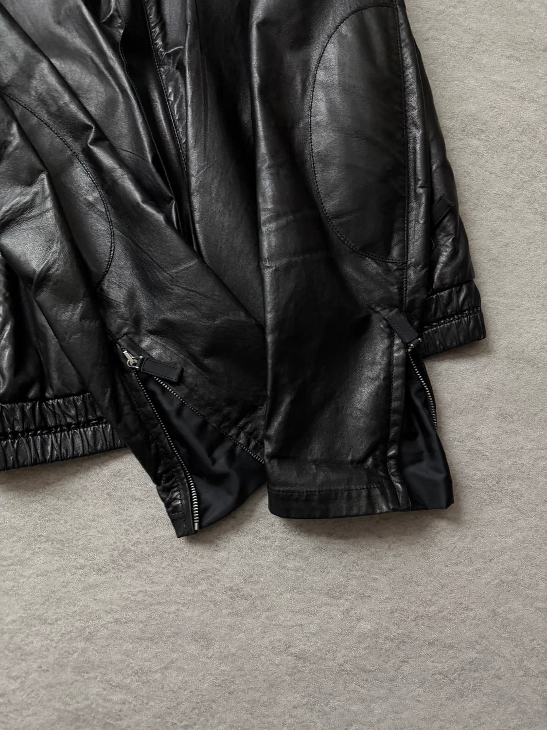 1990‘S 프라다 에폴렛 레더자켓 상품이미지6