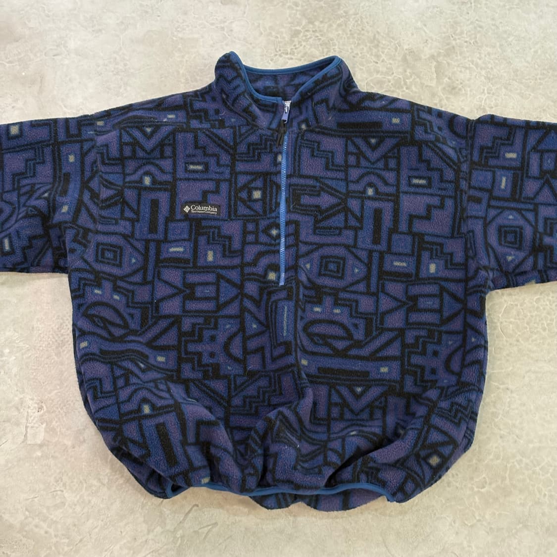 90s 🇺🇸 USA 콜롬비아 플리스 후리스 아즈텍 콜럼비아 상품이미지1