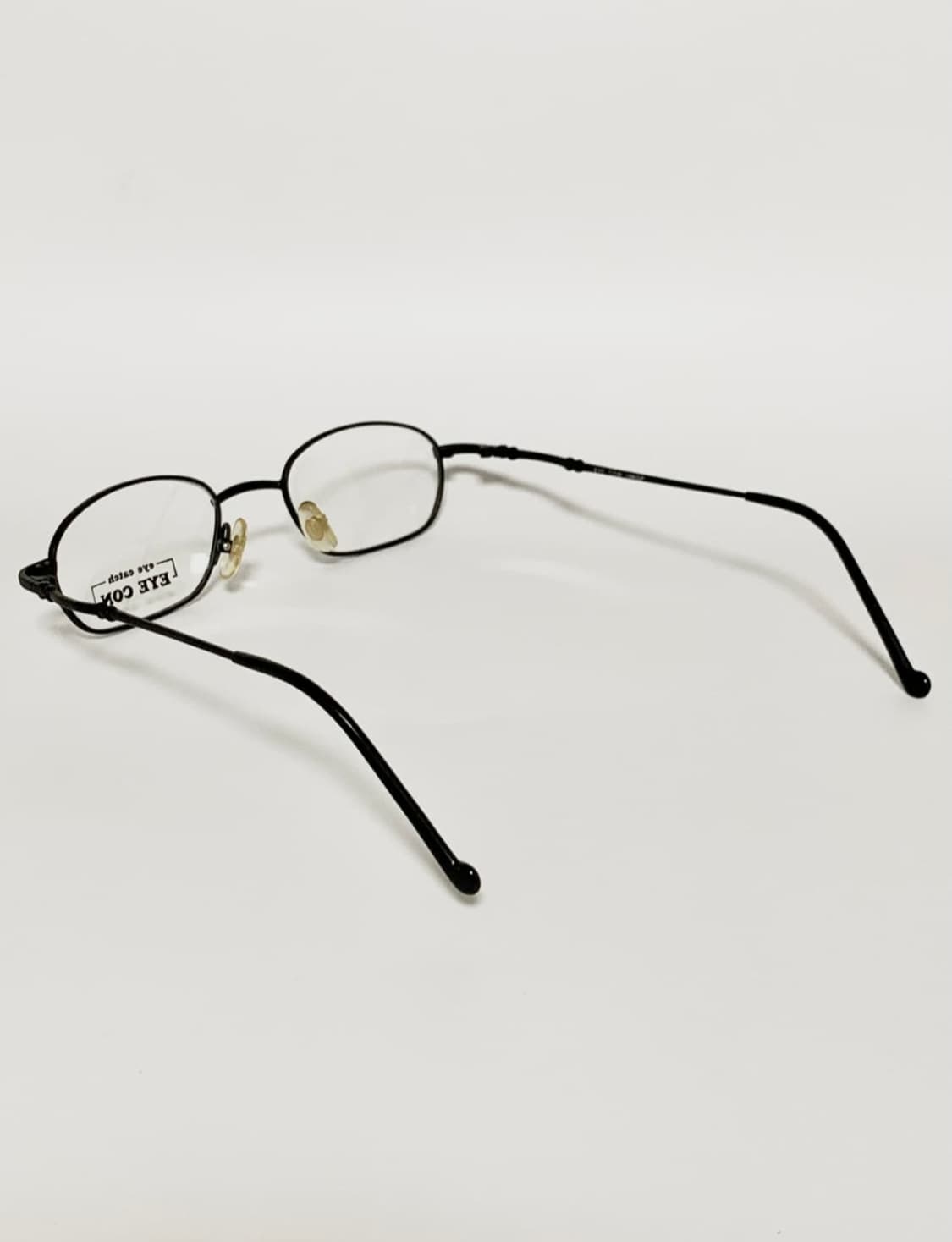 데드스탁 아이콘 남녀공용 매트 블랙 메탈 오벌 안경 75 상품이미지5