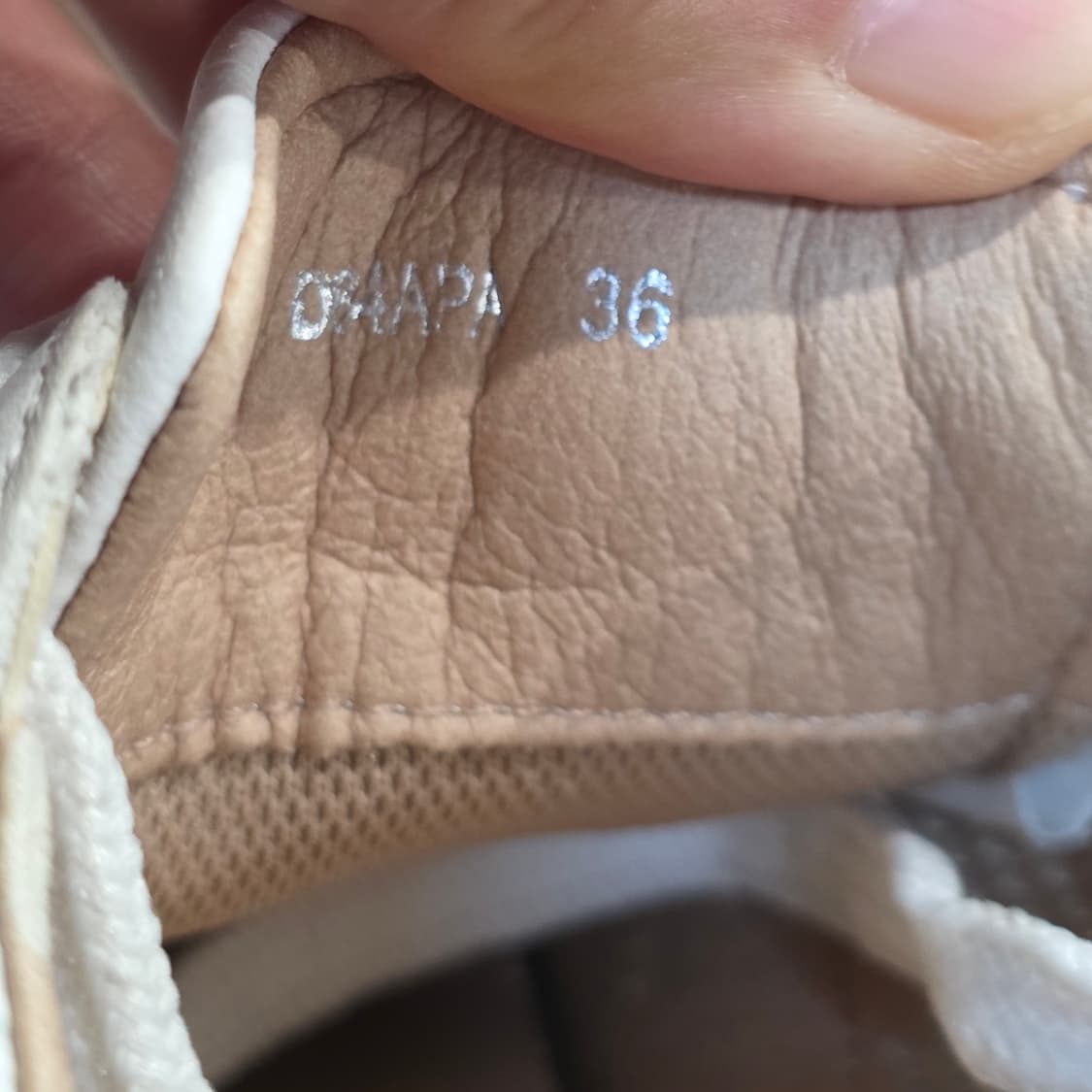 7a-9:제옥스 여성 화이트 가죽 스니커즈(36 EU / 230 mm) 상품이미지10